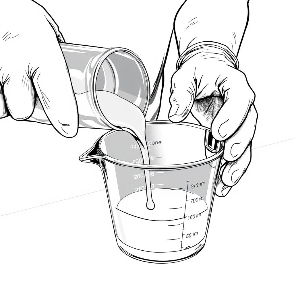 pouring