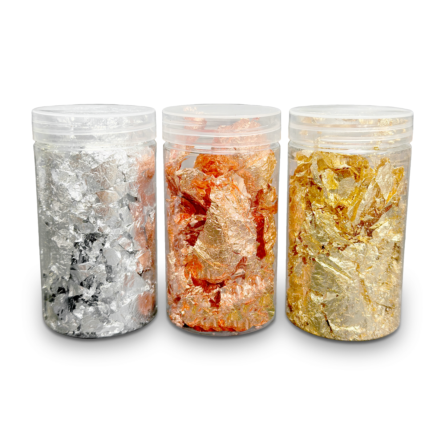 Metallic foil flakes (trio)
